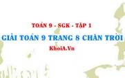 Giải Toán 9 trang 8 Chân trời sáng tạo Tập 1